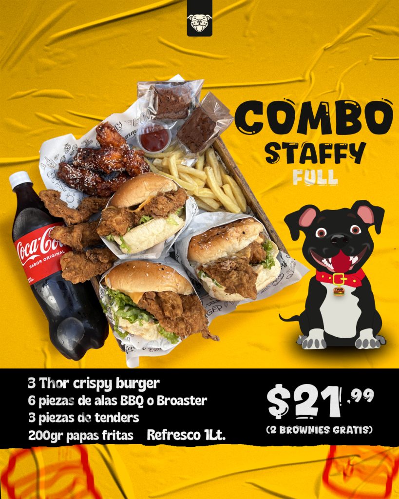 Combo Staffy full